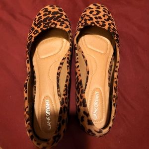 Cheetah Print Flats Lane Bryant